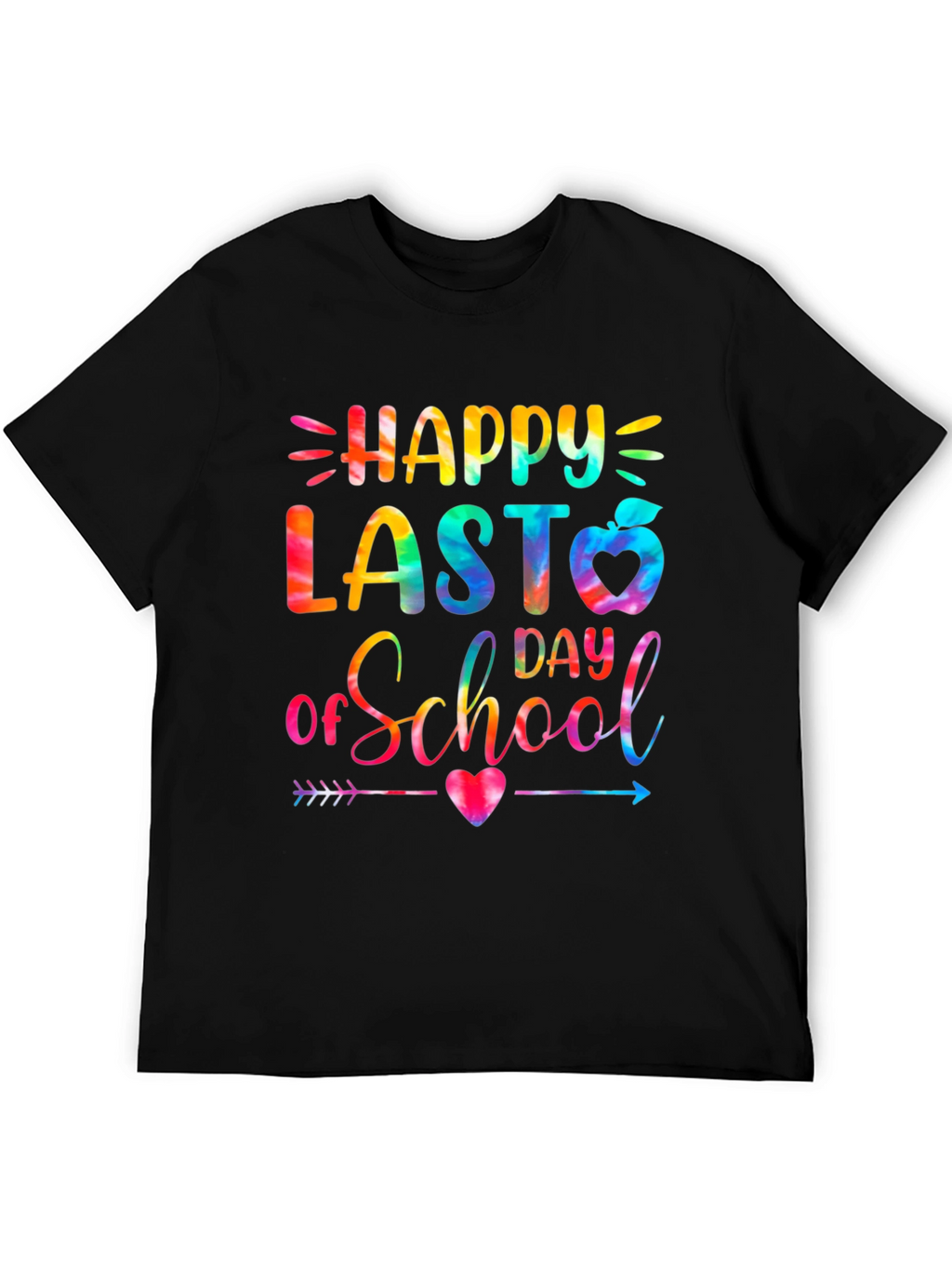 Happy Last Day of School Tie Dye T-Shirt