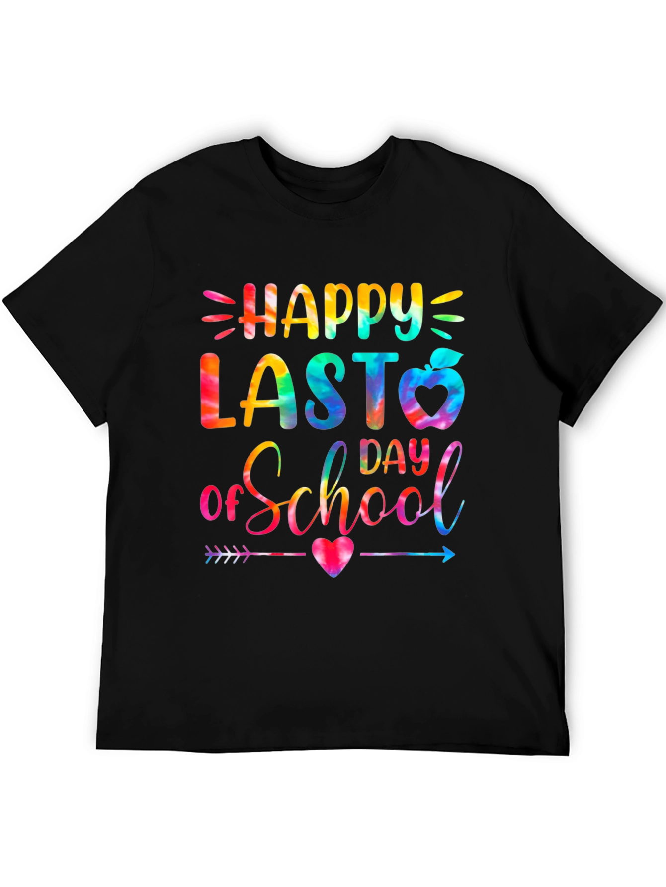 Happy Last Day of School Tie Dye T-Shirt