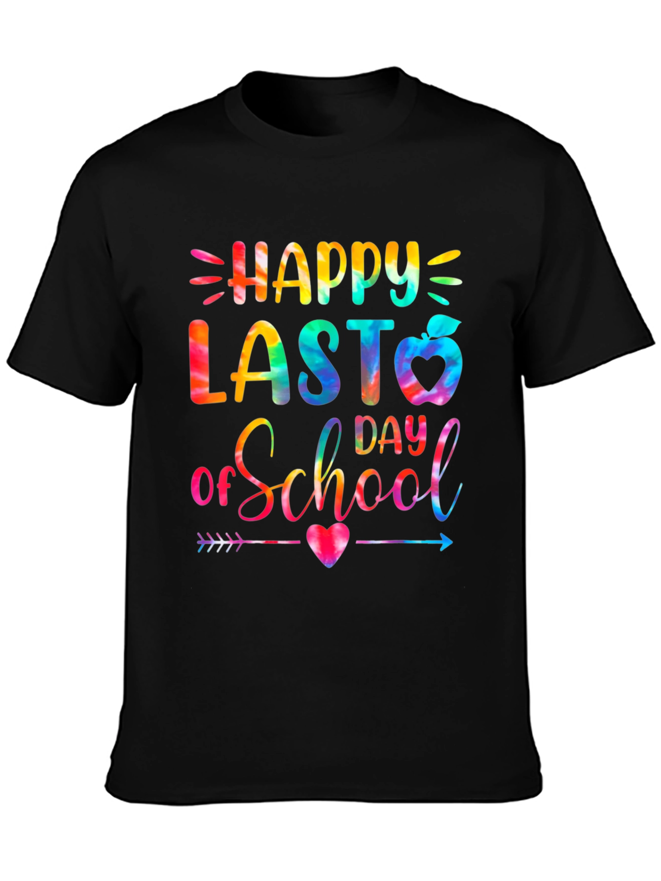 Happy Last Day of School Tie Dye T-Shirt