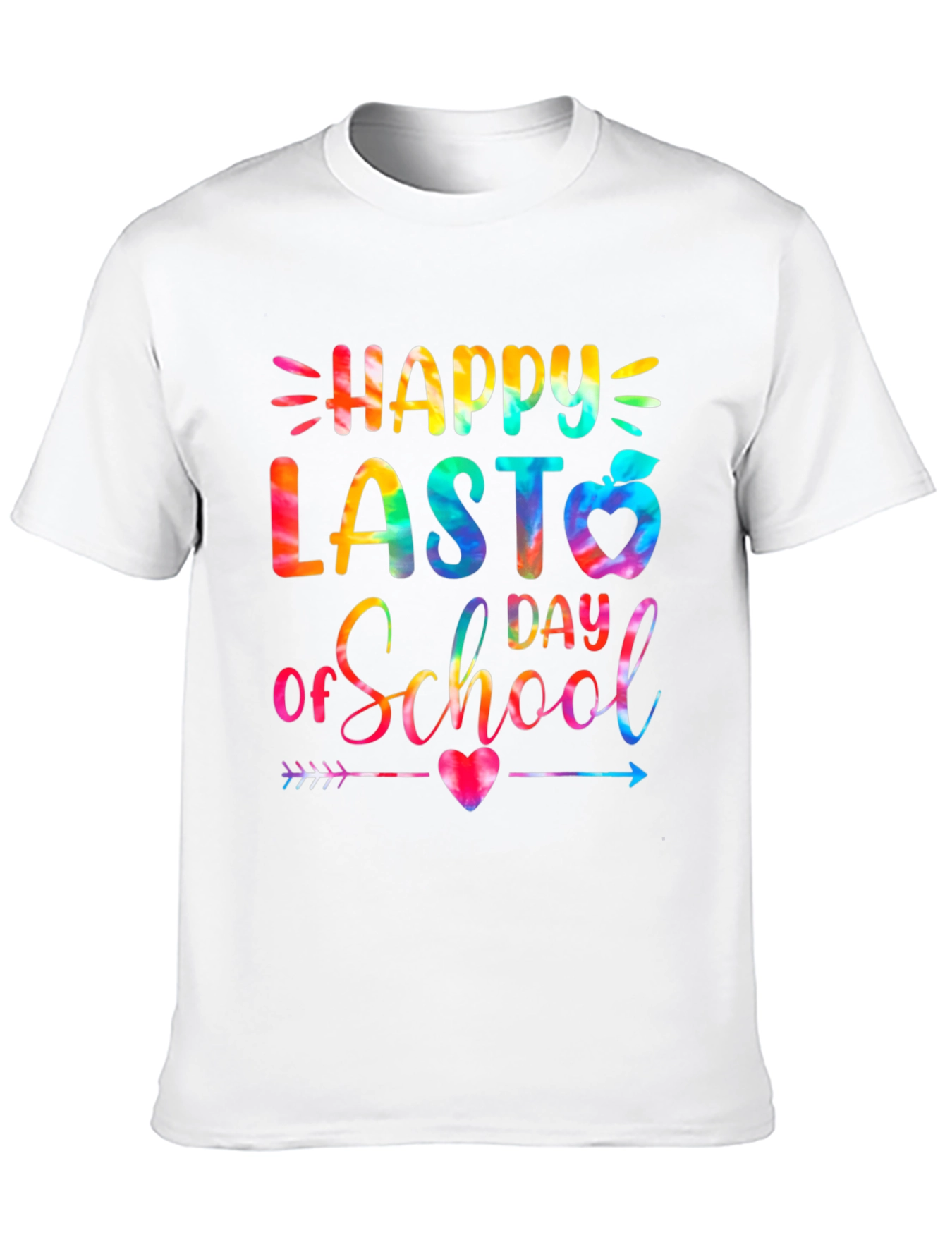 Happy Last Day of School Tie Dye T-Shirt