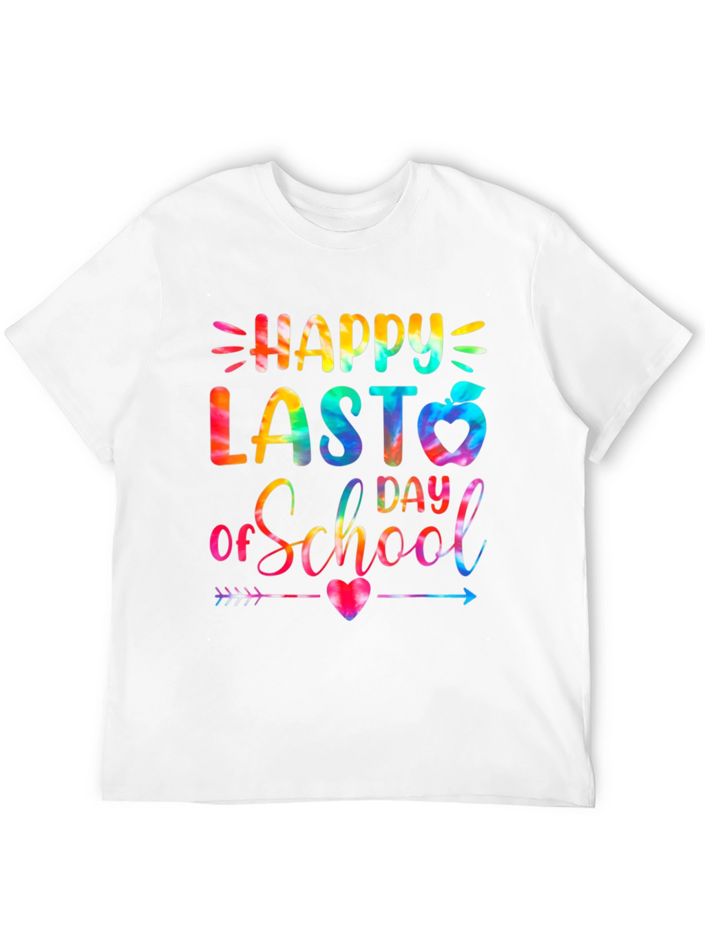 Happy Last Day of School Tie Dye T-Shirt