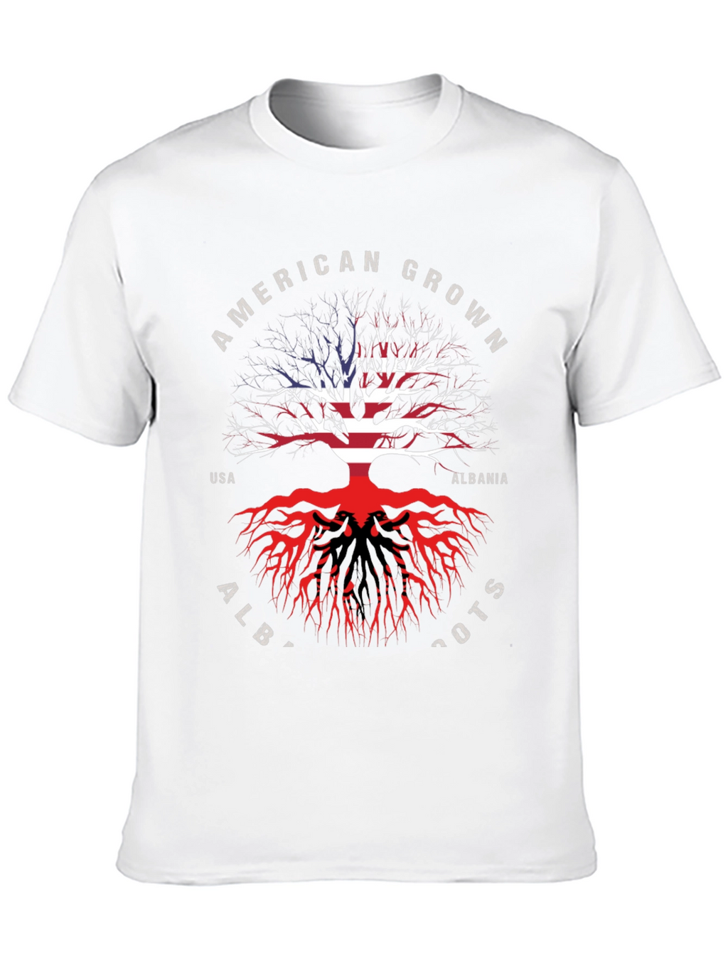 American Grown Albanian Roots T-Shirt