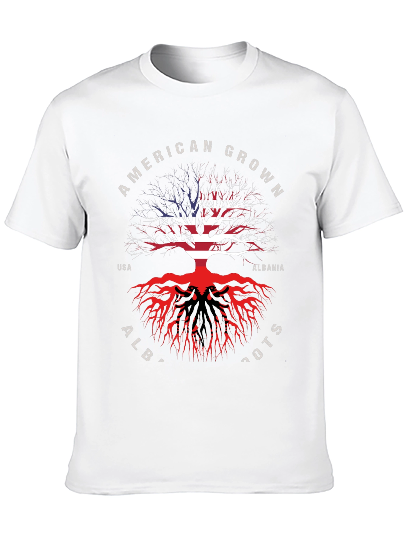 American Grown Albanian Roots T-Shirt