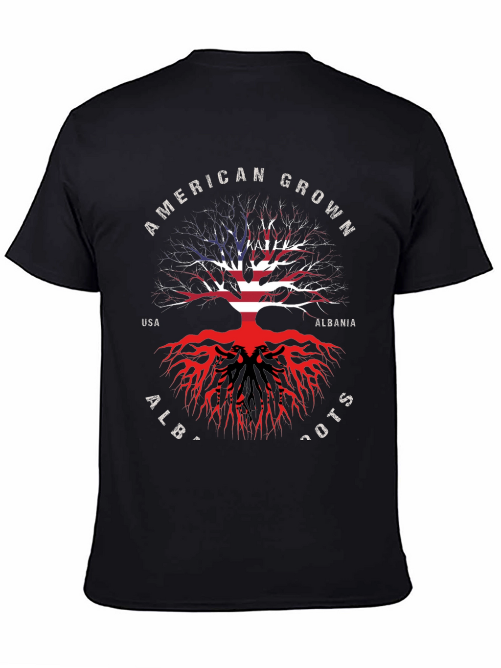 American Grown Albanian Roots T-Shirt