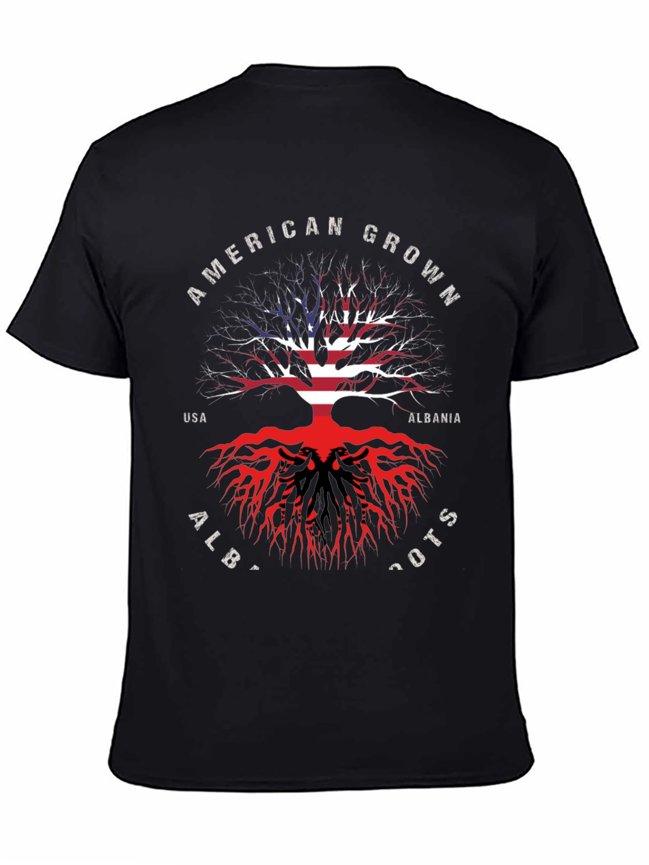 American Grown Albanian Roots T-Shirt