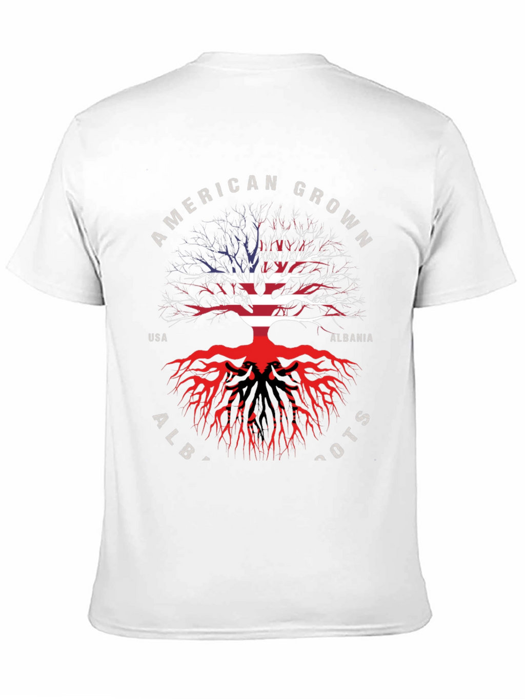American Grown Albanian Roots T-Shirt