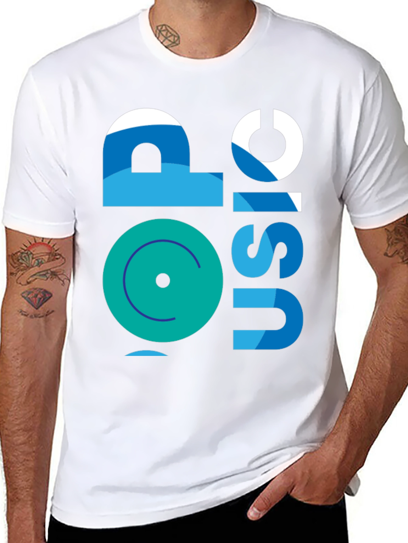 Pop Music Graphic Tee - Stylish Casual Wear