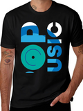 Pop Music Graphic Tee - Stylish Casual Wear