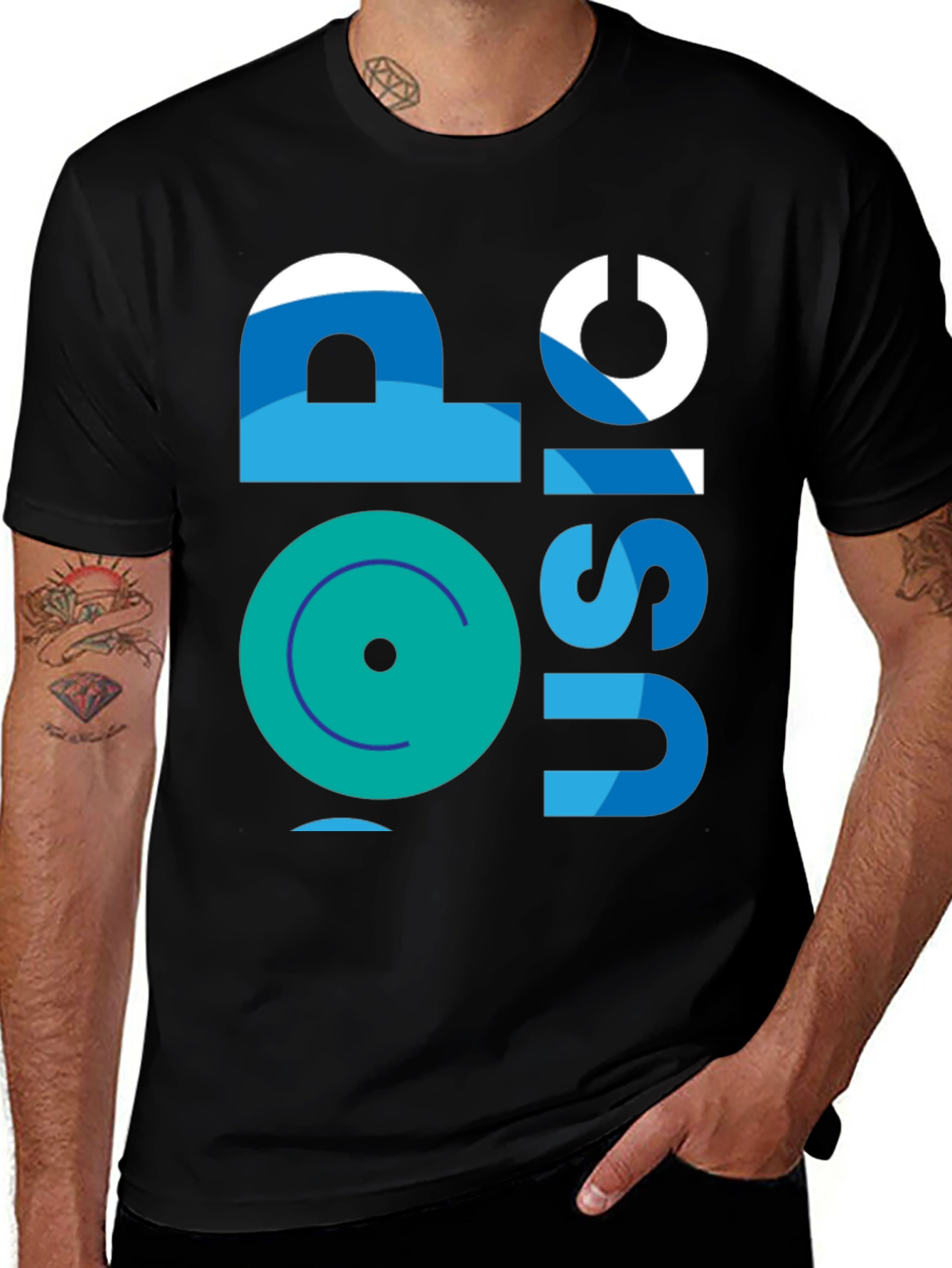 Pop Music Graphic Tee - Stylish Casual Wear