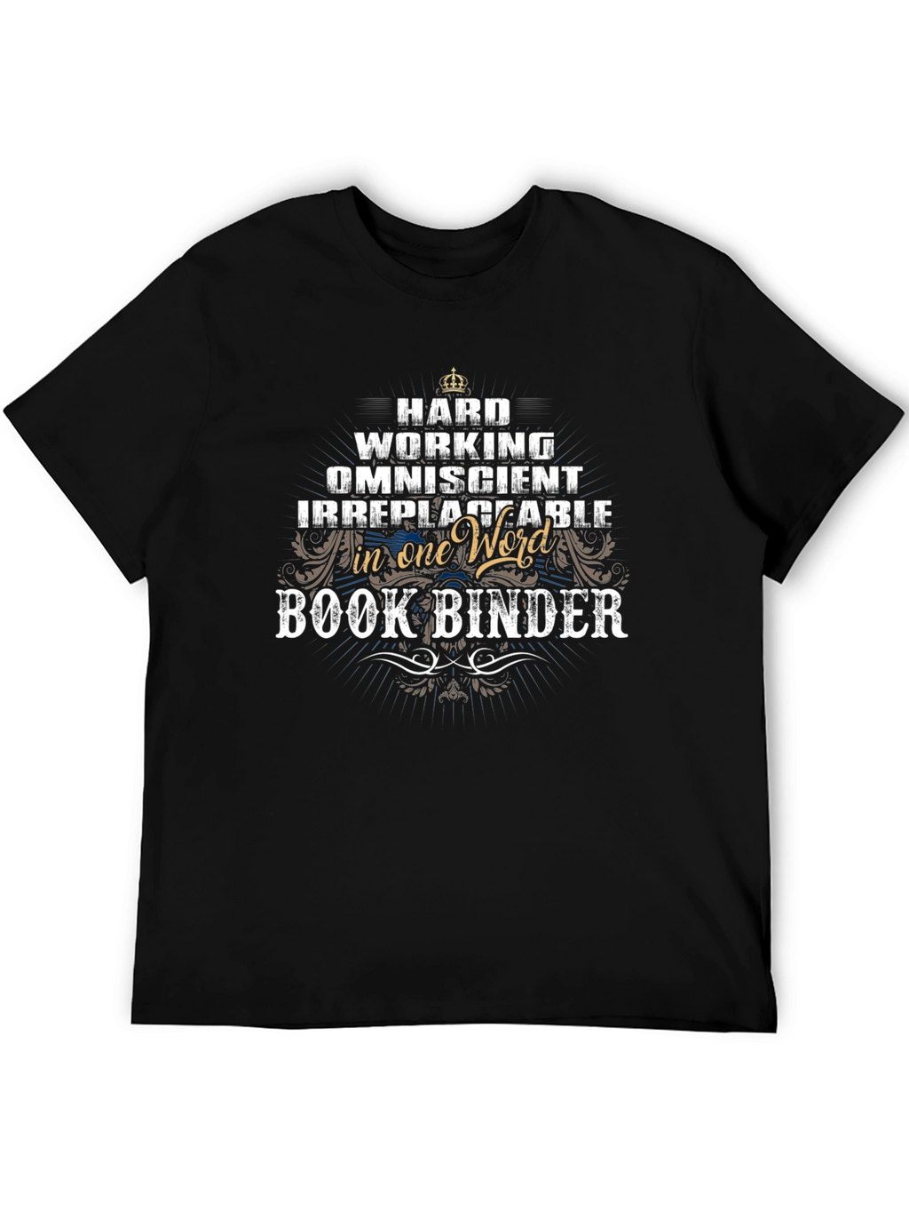 Hard Working Book Binder Graphic Tee