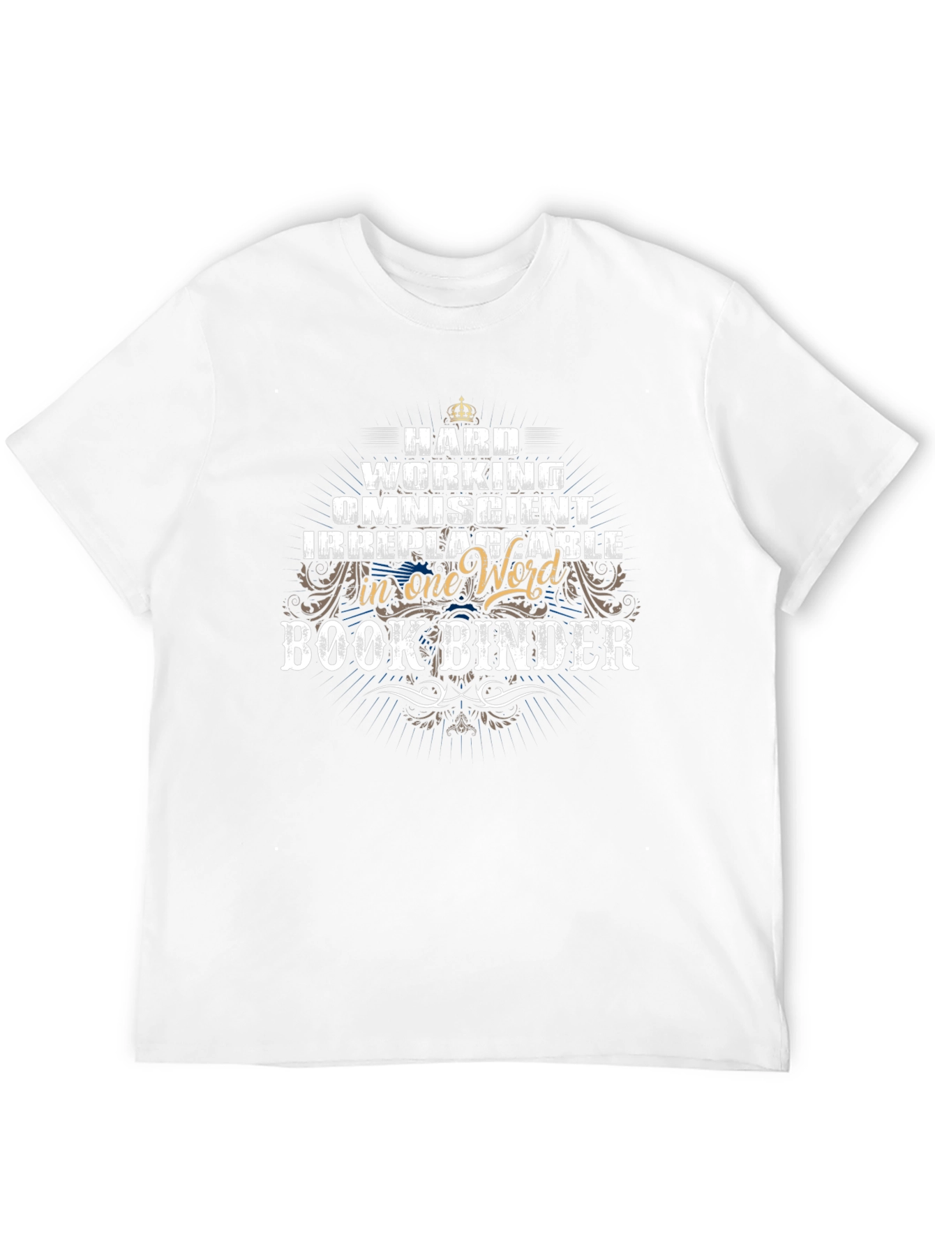 Hard Working Book Binder Graphic Tee