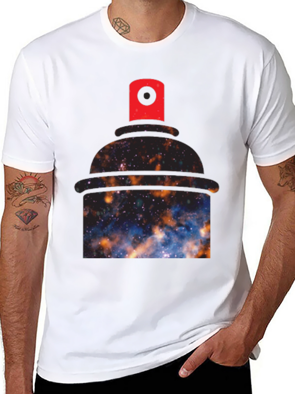 Cosmic Spray Can Graphic Tee