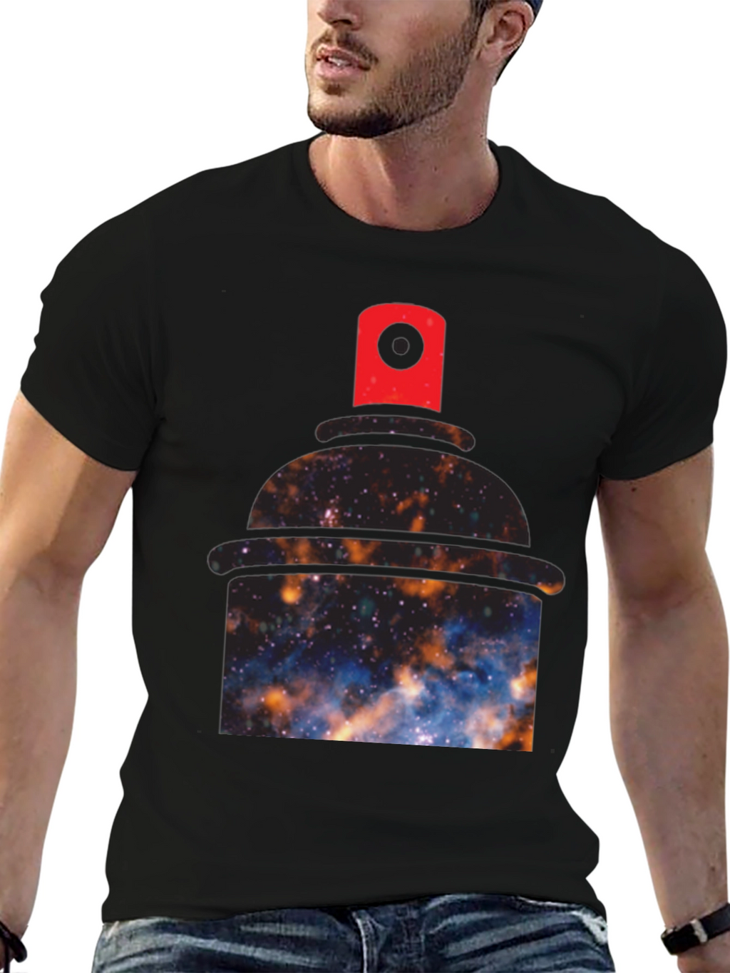 Cosmic Spray Can Graphic Tee
