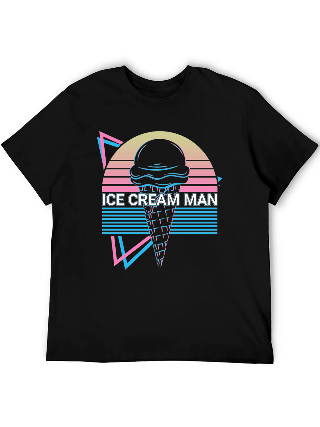 Retro Ice Cream Man Graphic Tee