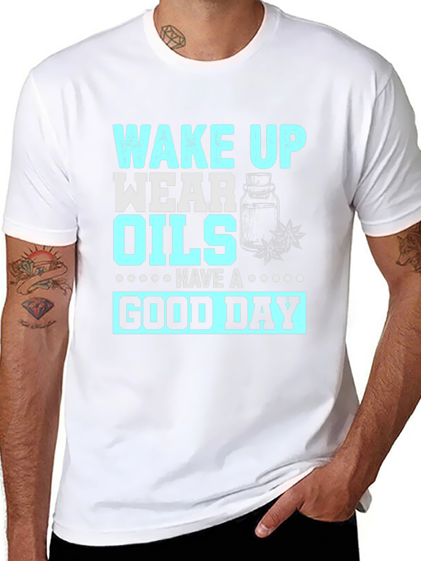 Wake Up Wear Oils T-Shirt