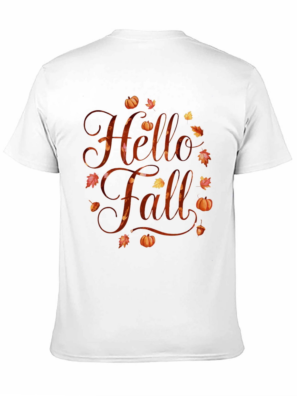Hello Fall Graphic Tee - Autumn Season Shirt