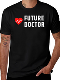 Future Doctor Heartbeat Graphic Tee
