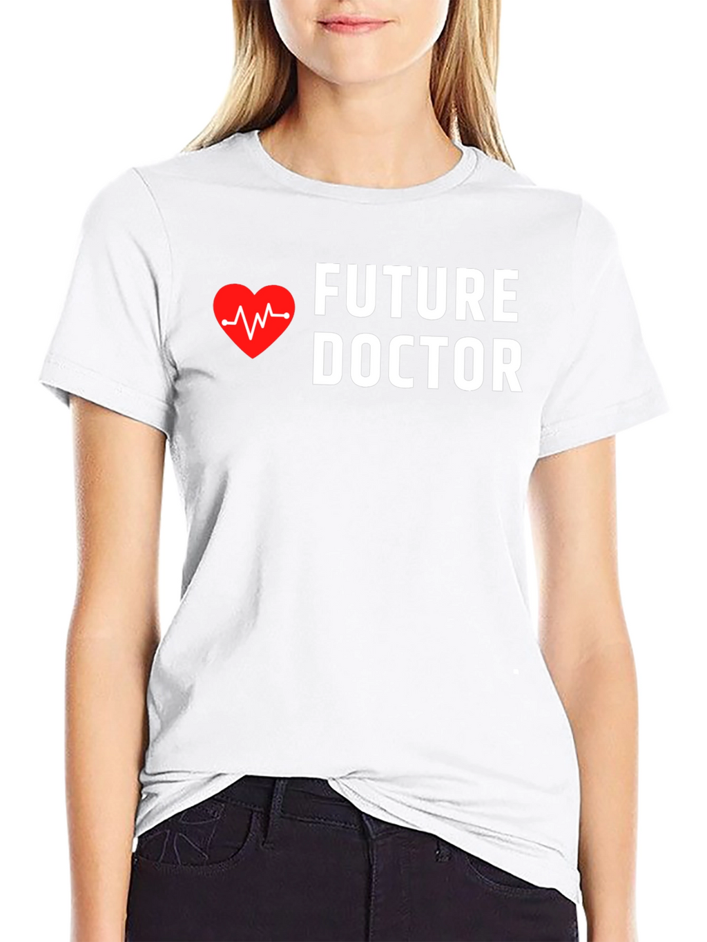 Future Doctor Heartbeat Graphic Tee