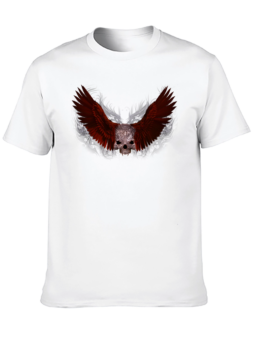 Skull Wings Graphic Tee - Edgy Style