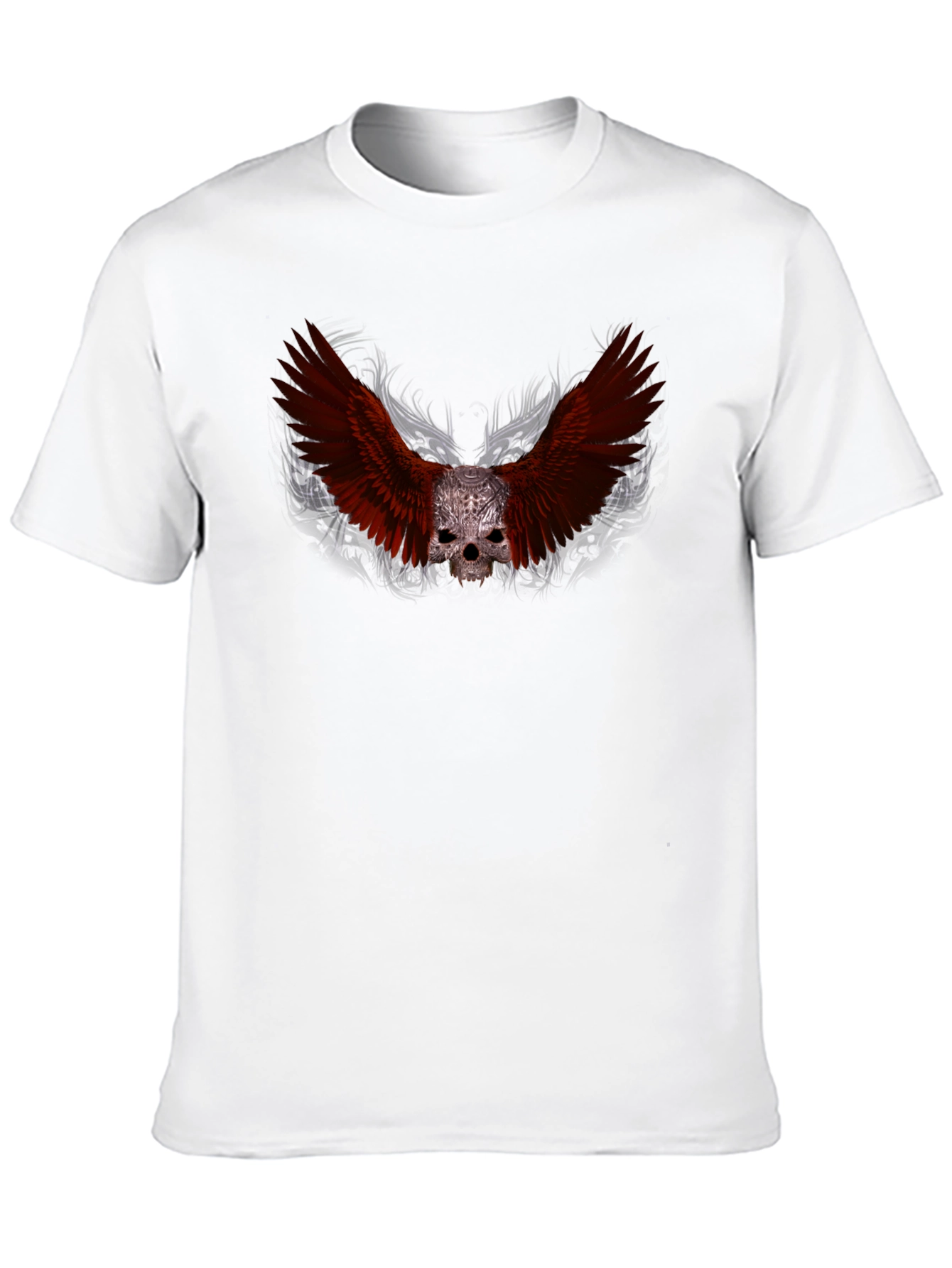 Skull Wings Graphic Tee - Edgy Style