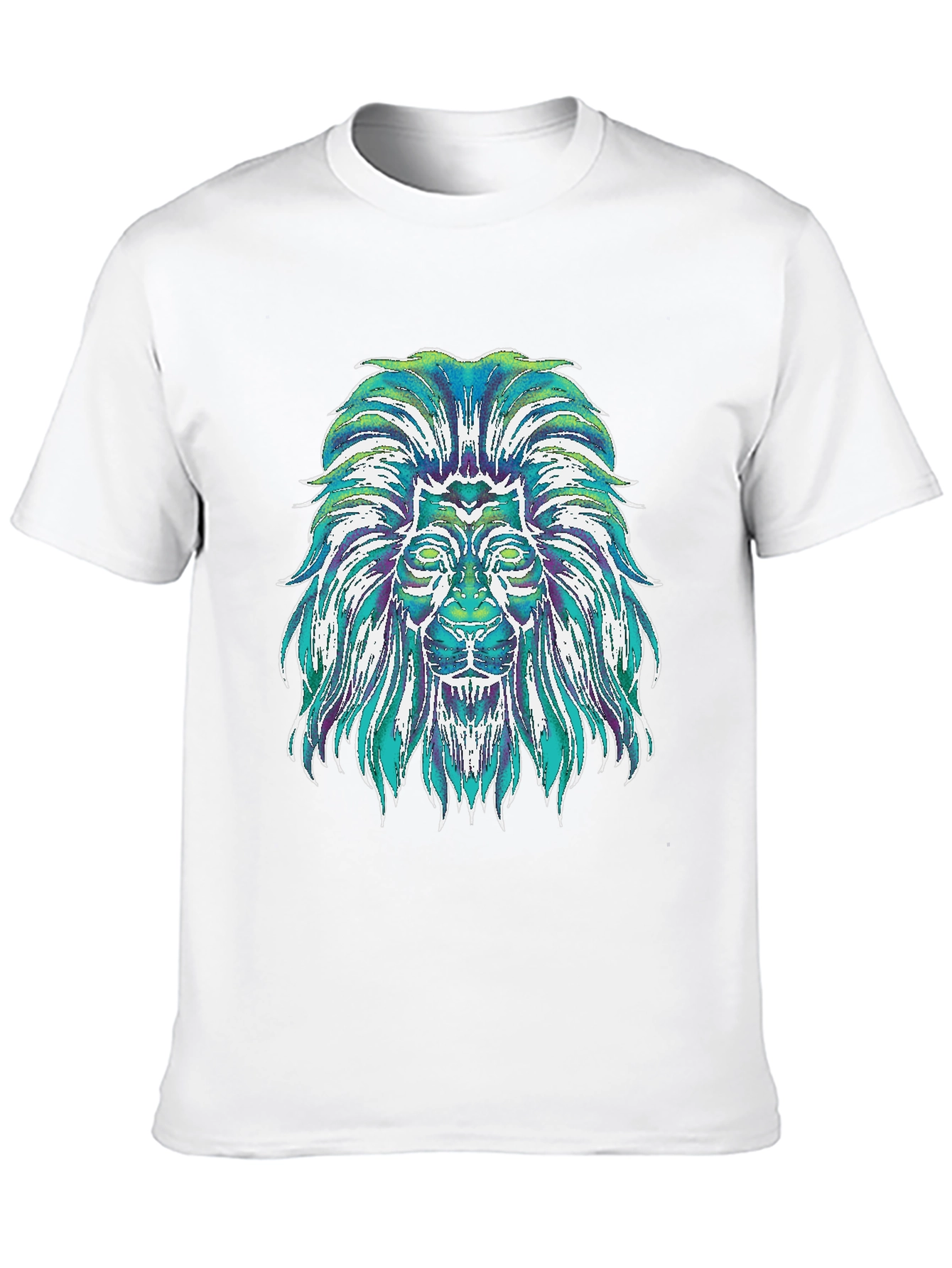 Lion Graphic Tee - Mens Black T-Shirt