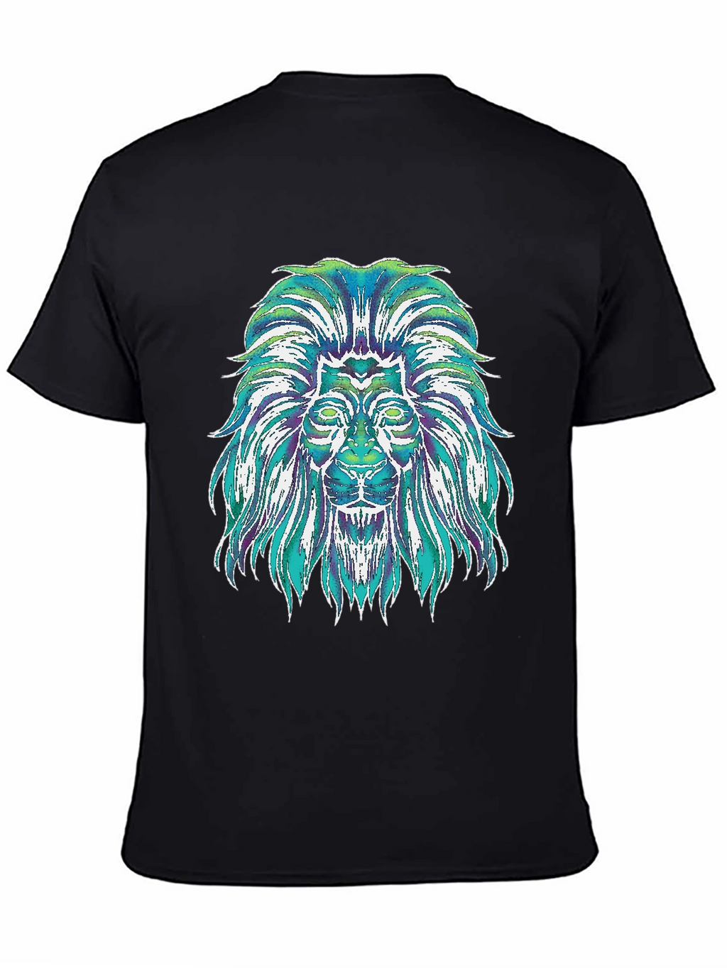 Lion Graphic Tee - Mens Black T-Shirt