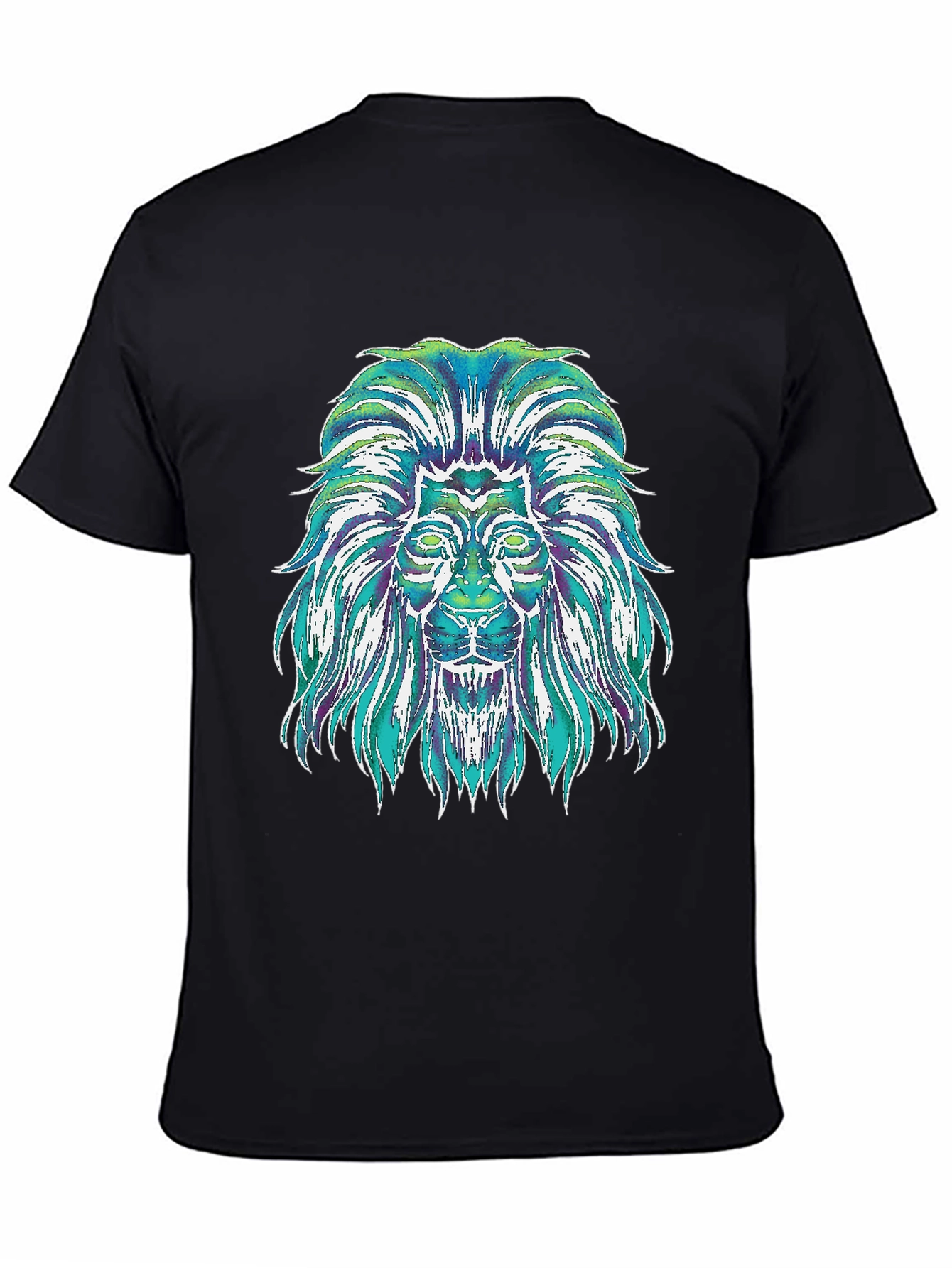 Lion Graphic Tee - Mens Black T-Shirt