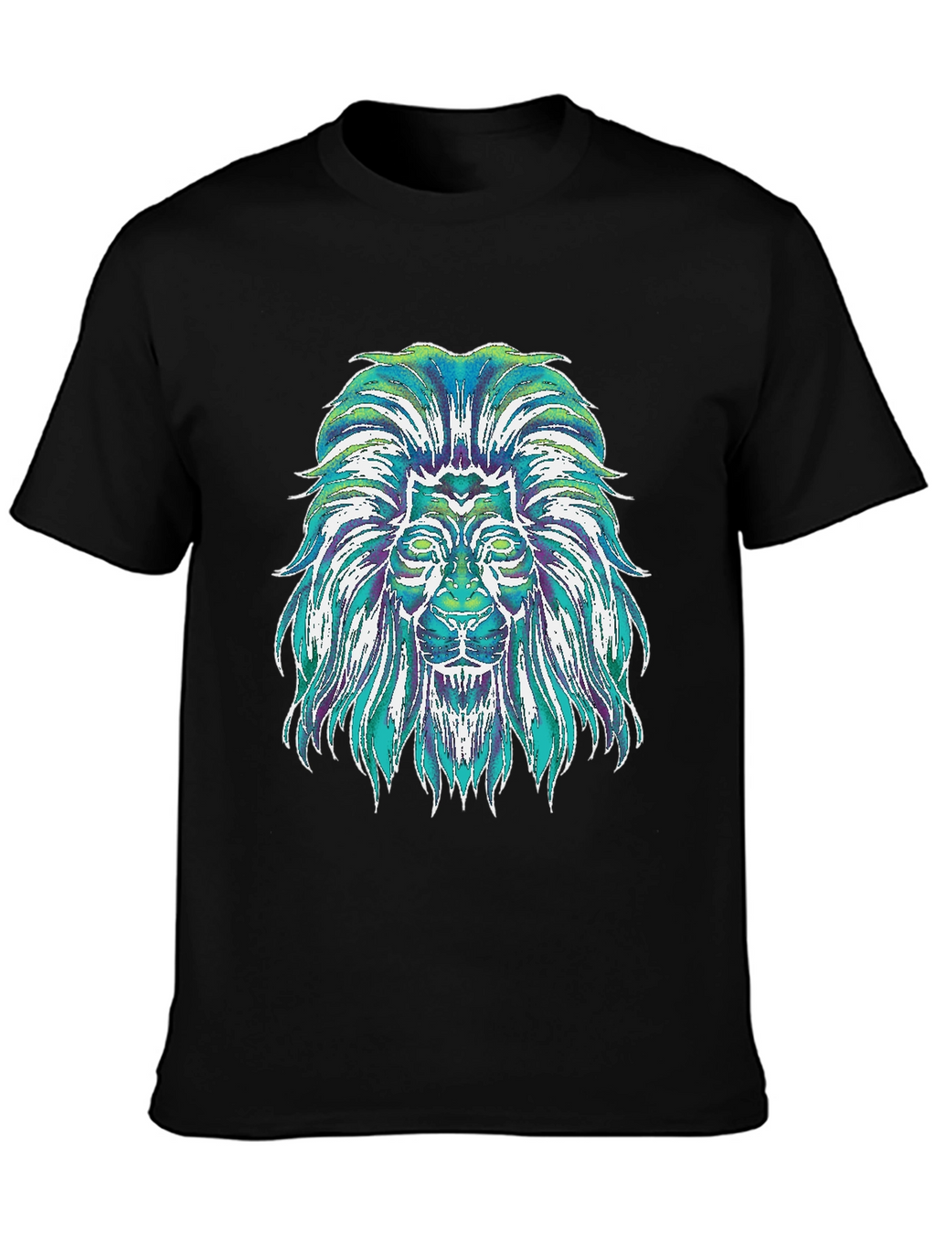 Lion Graphic Tee - Mens Black T-Shirt