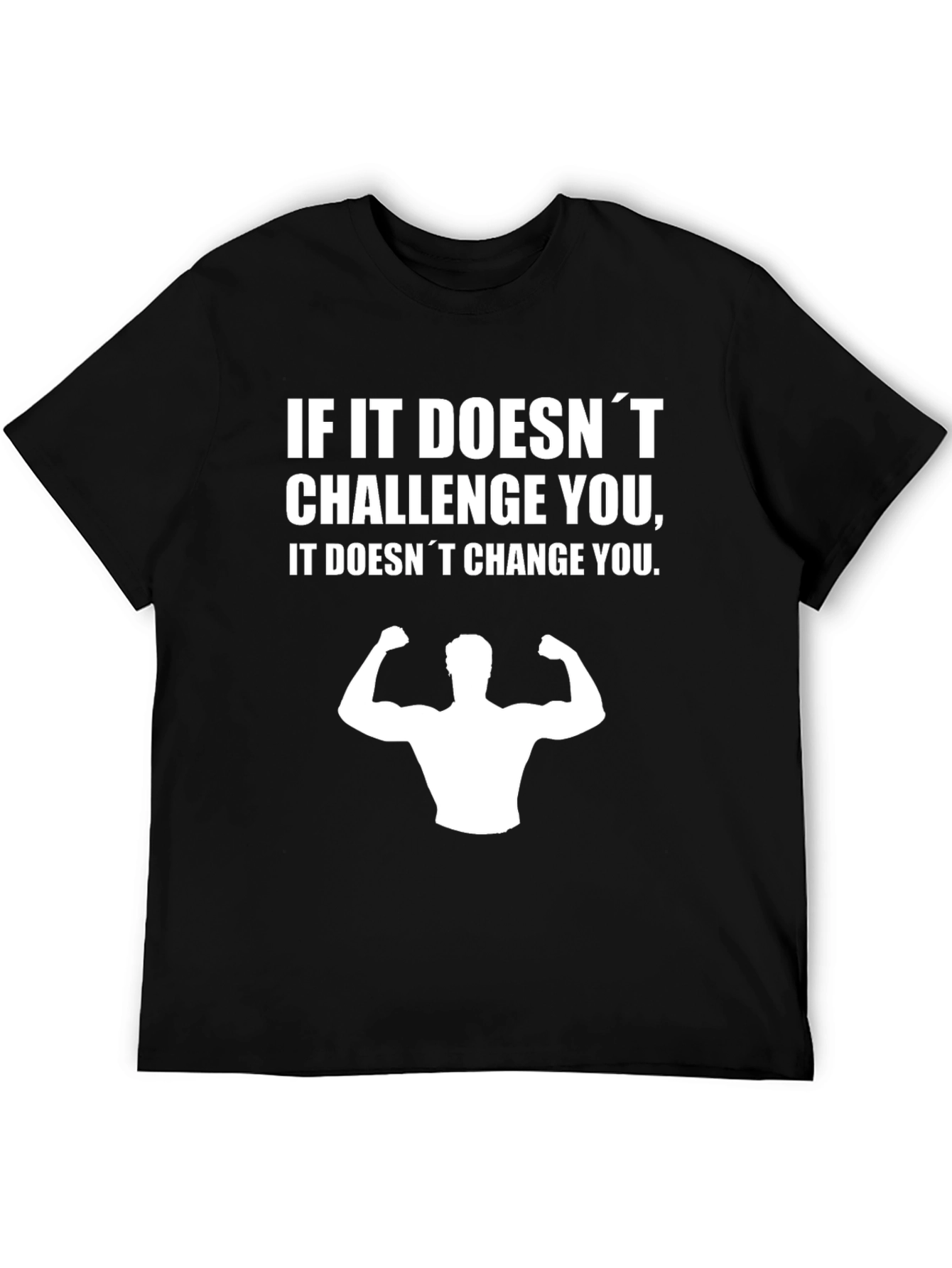 Motivational Workout T-Shirt - Challenge Changes You!
