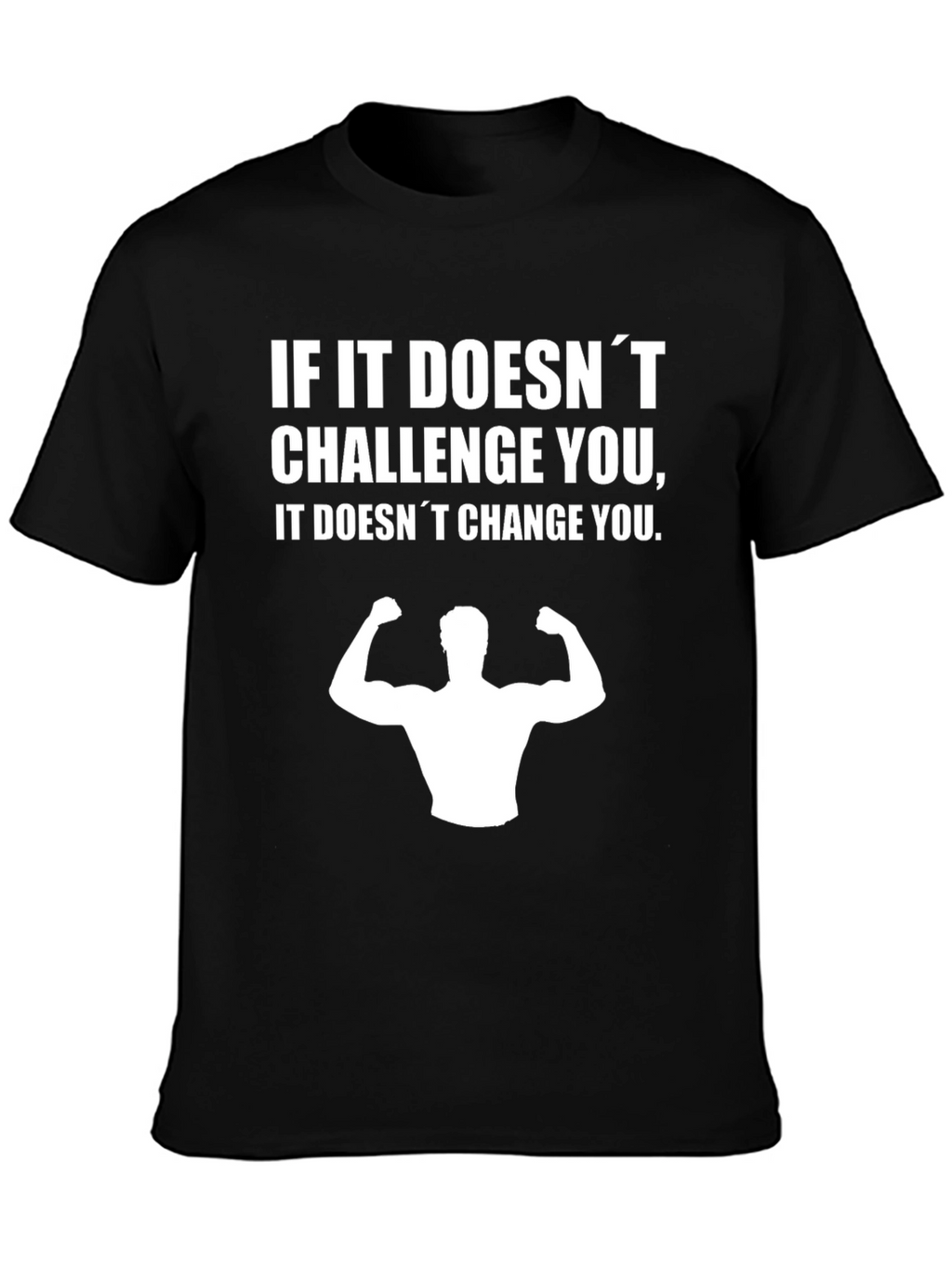 Motivational Workout T-Shirt - Challenge Changes You!