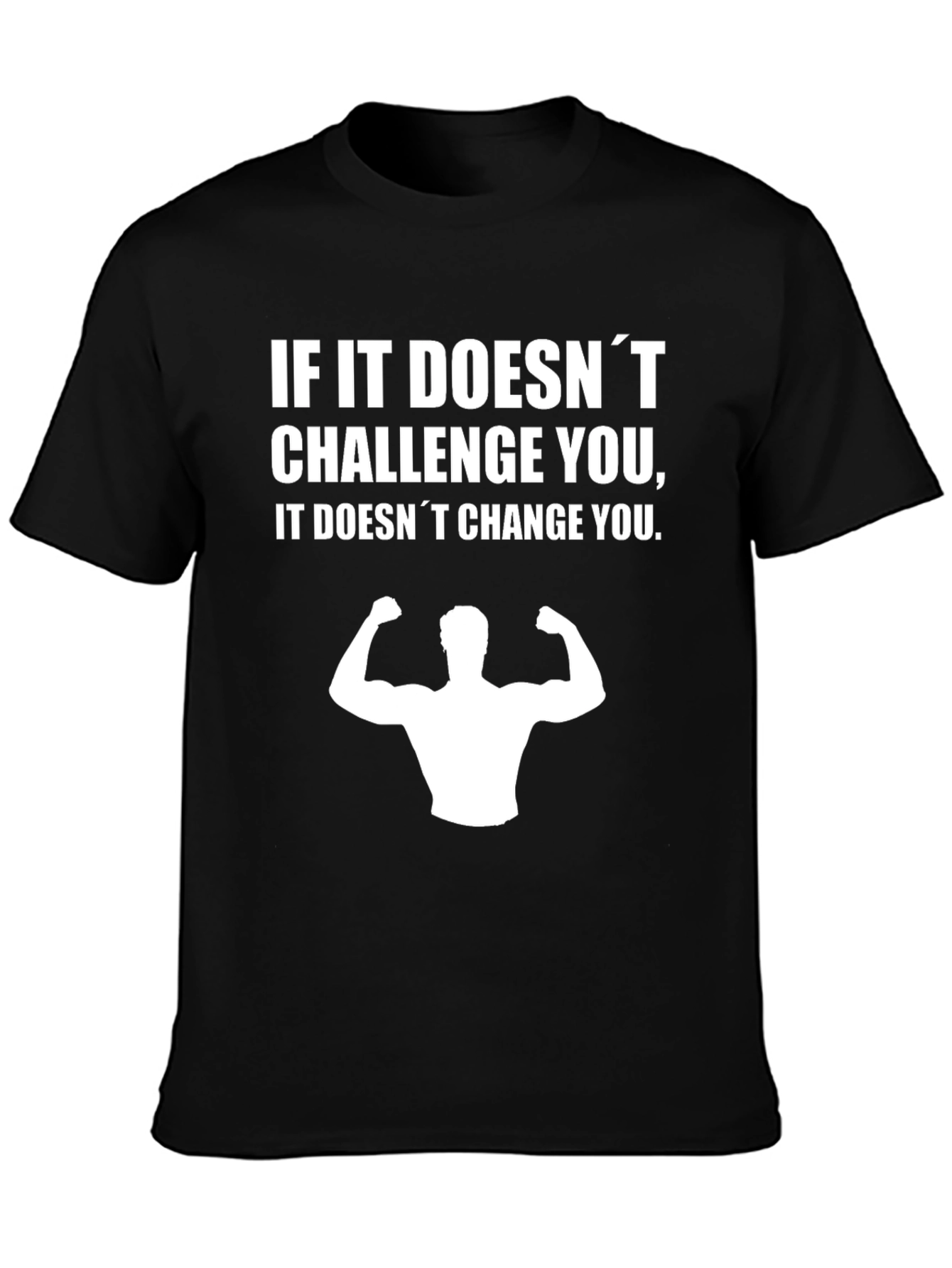 Motivational Workout T-Shirt - Challenge Changes You!