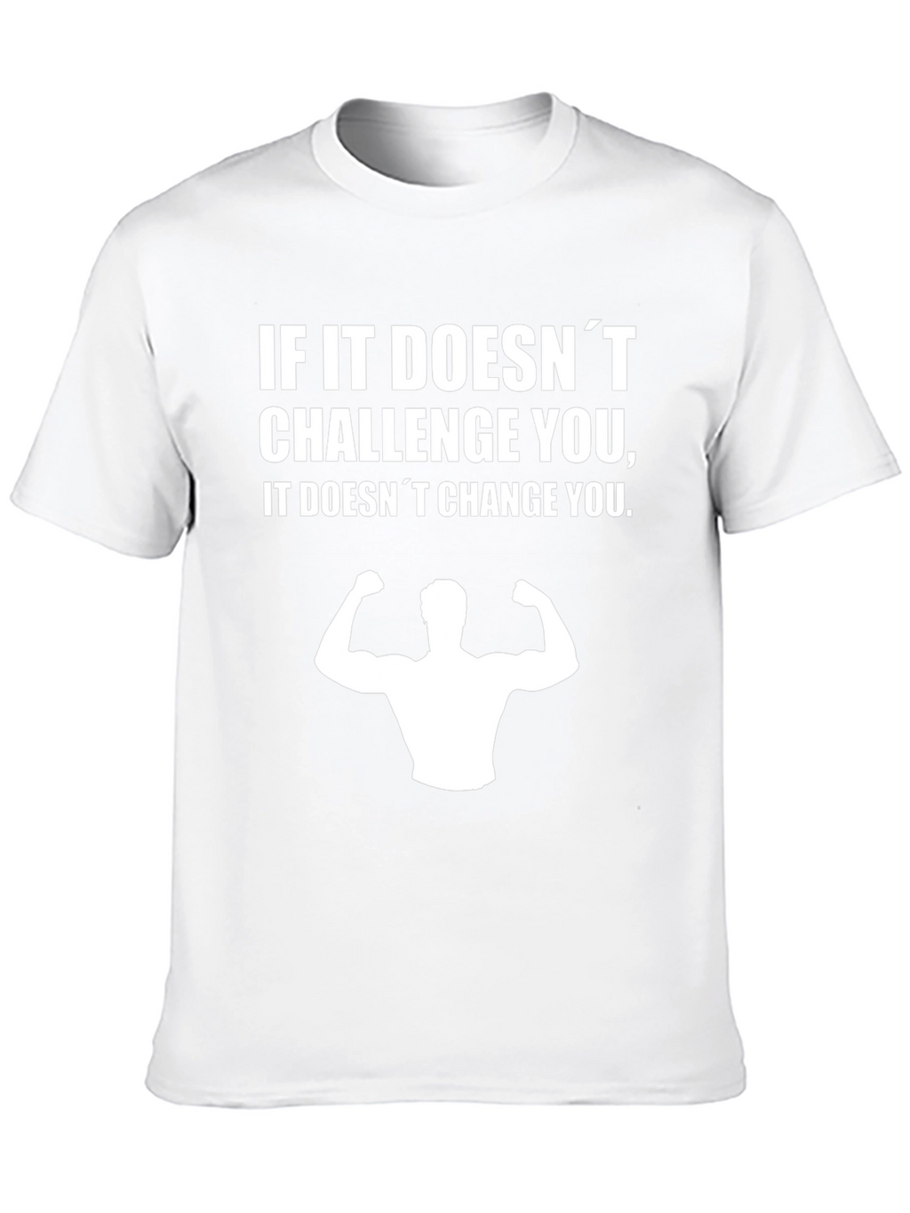 Motivational Workout T-Shirt - Challenge Changes You!