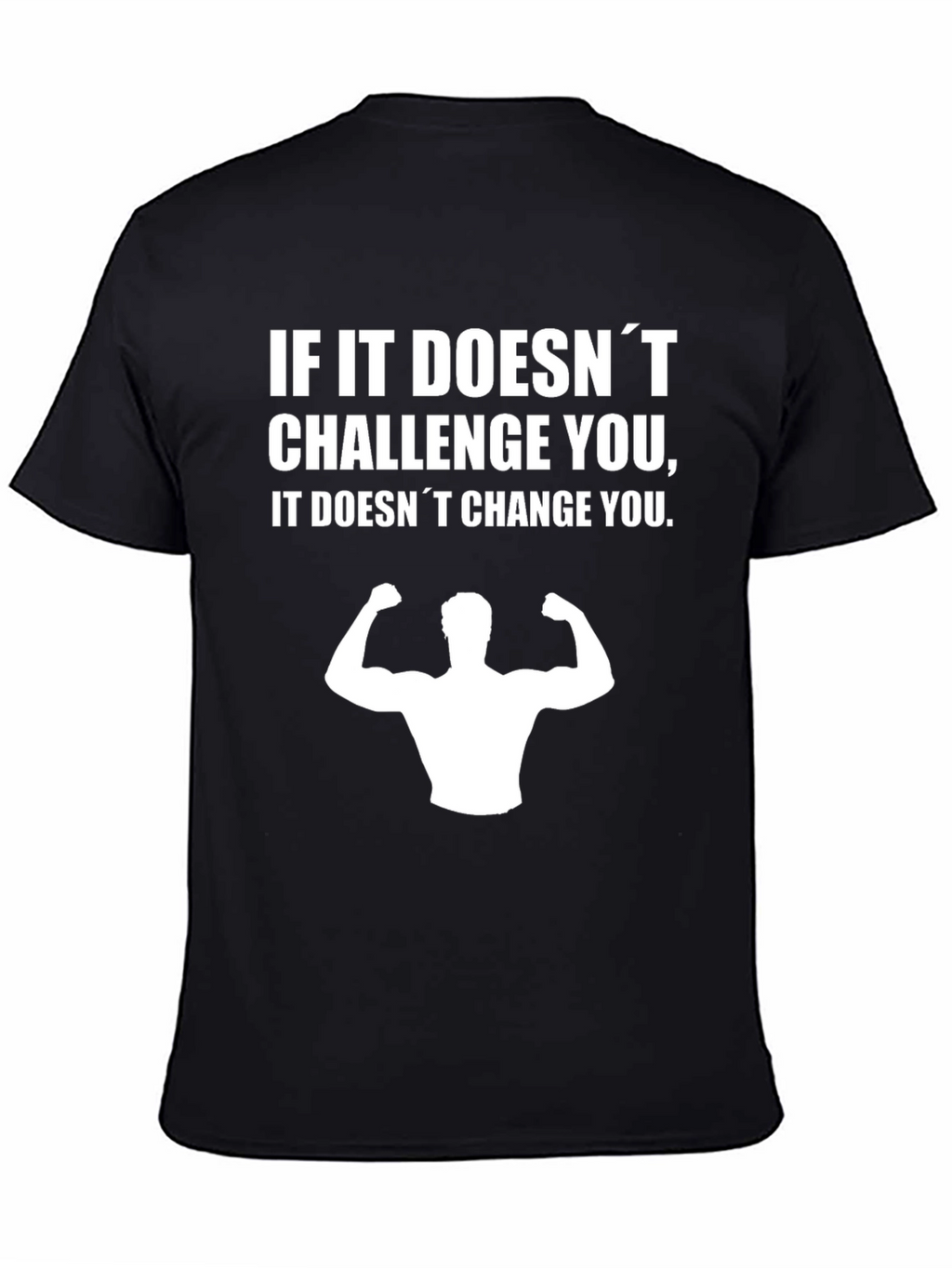 Motivational Workout T-Shirt - Challenge Changes You!