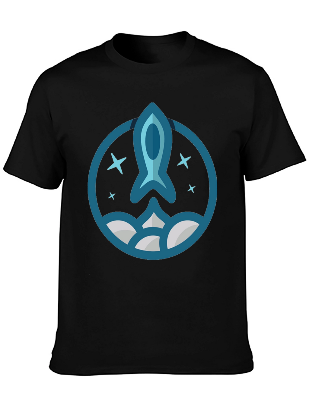 Rocket Launch Graphic T-Shirt - Space Exploration Tee