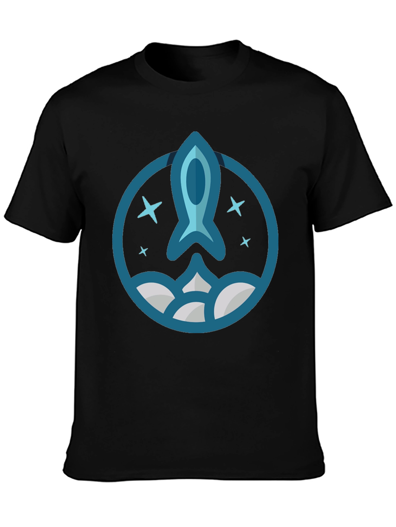 Rocket Launch Graphic T-Shirt - Space Exploration Tee