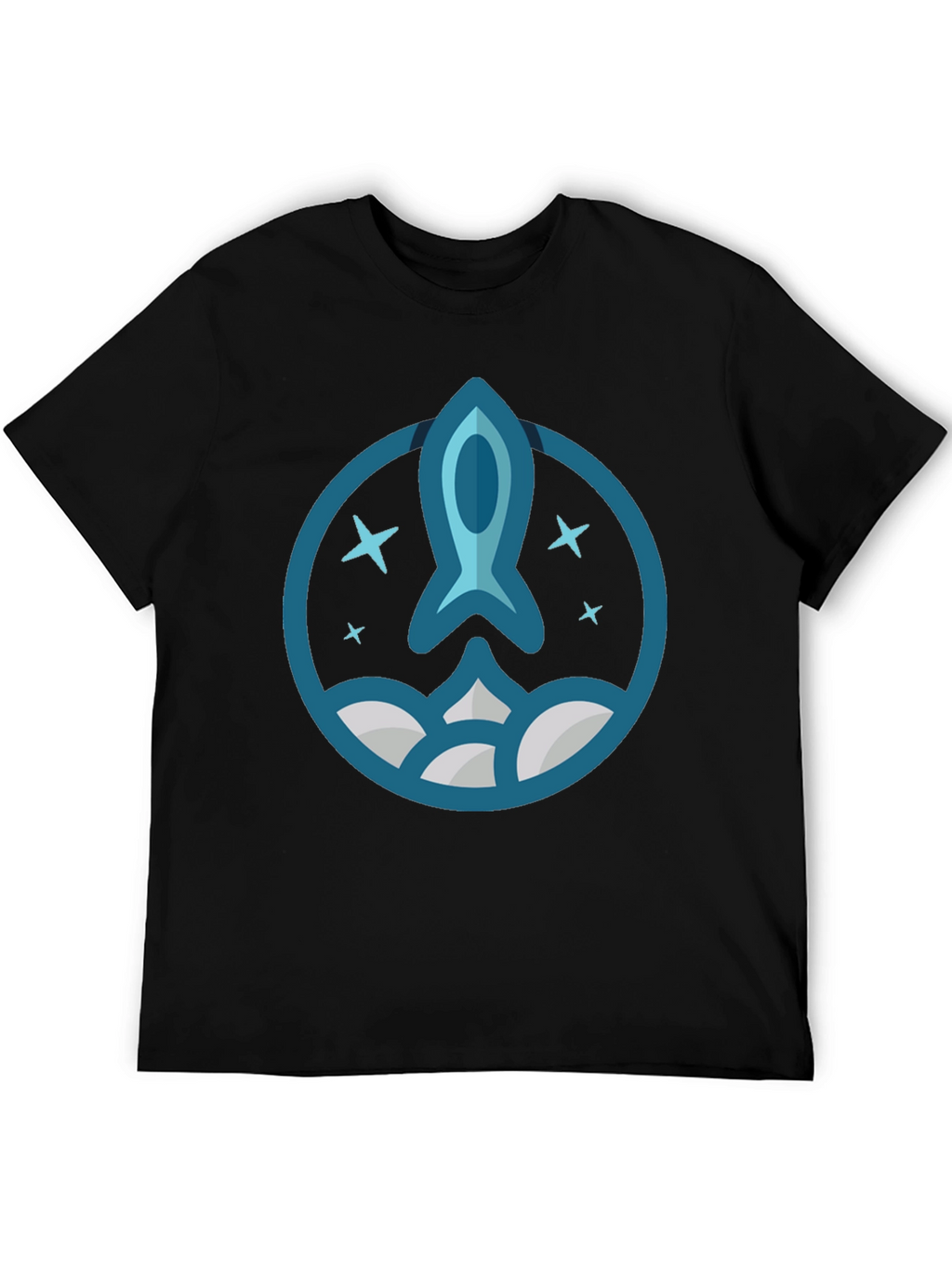 Rocket Launch Graphic T-Shirt - Space Exploration Tee