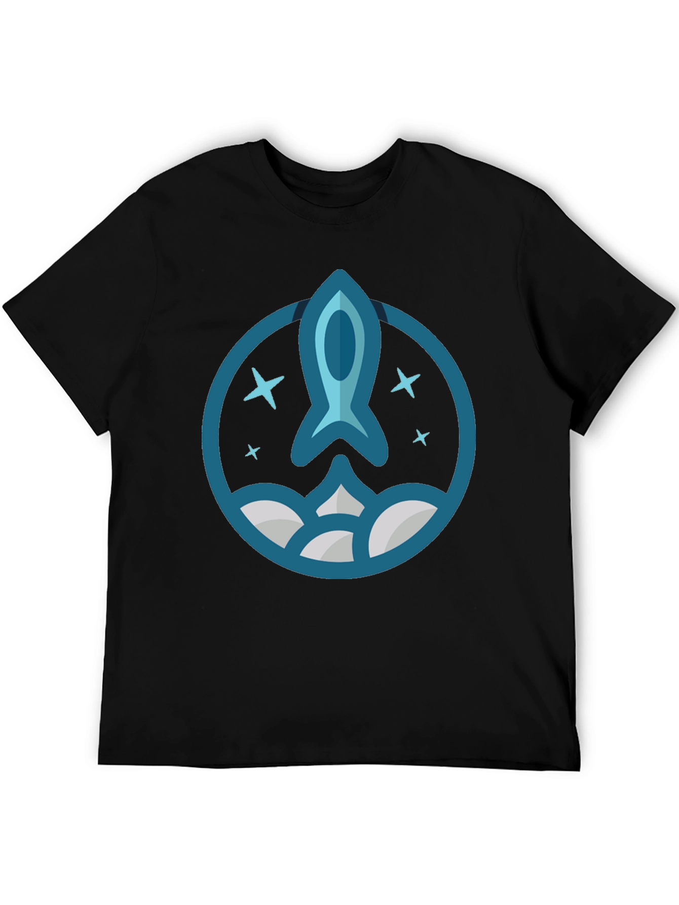 Rocket Launch Graphic T-Shirt - Space Exploration Tee