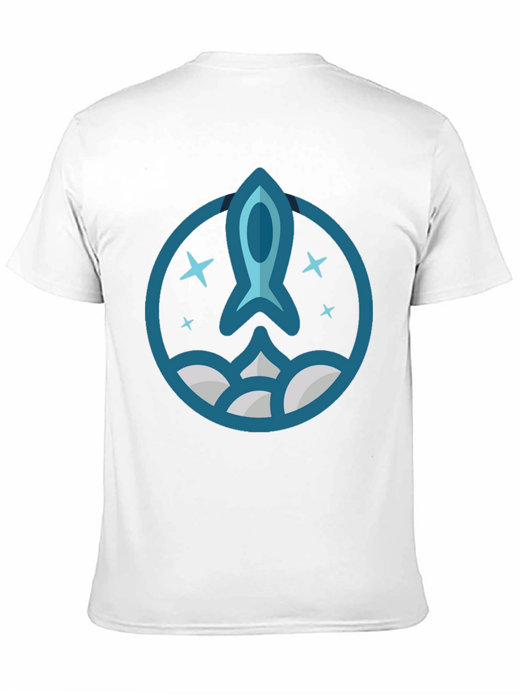 Rocket Launch Graphic T-Shirt - Space Exploration Tee