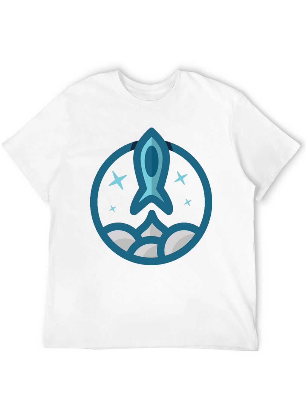 Rocket Launch Graphic T-Shirt - Space Exploration Tee