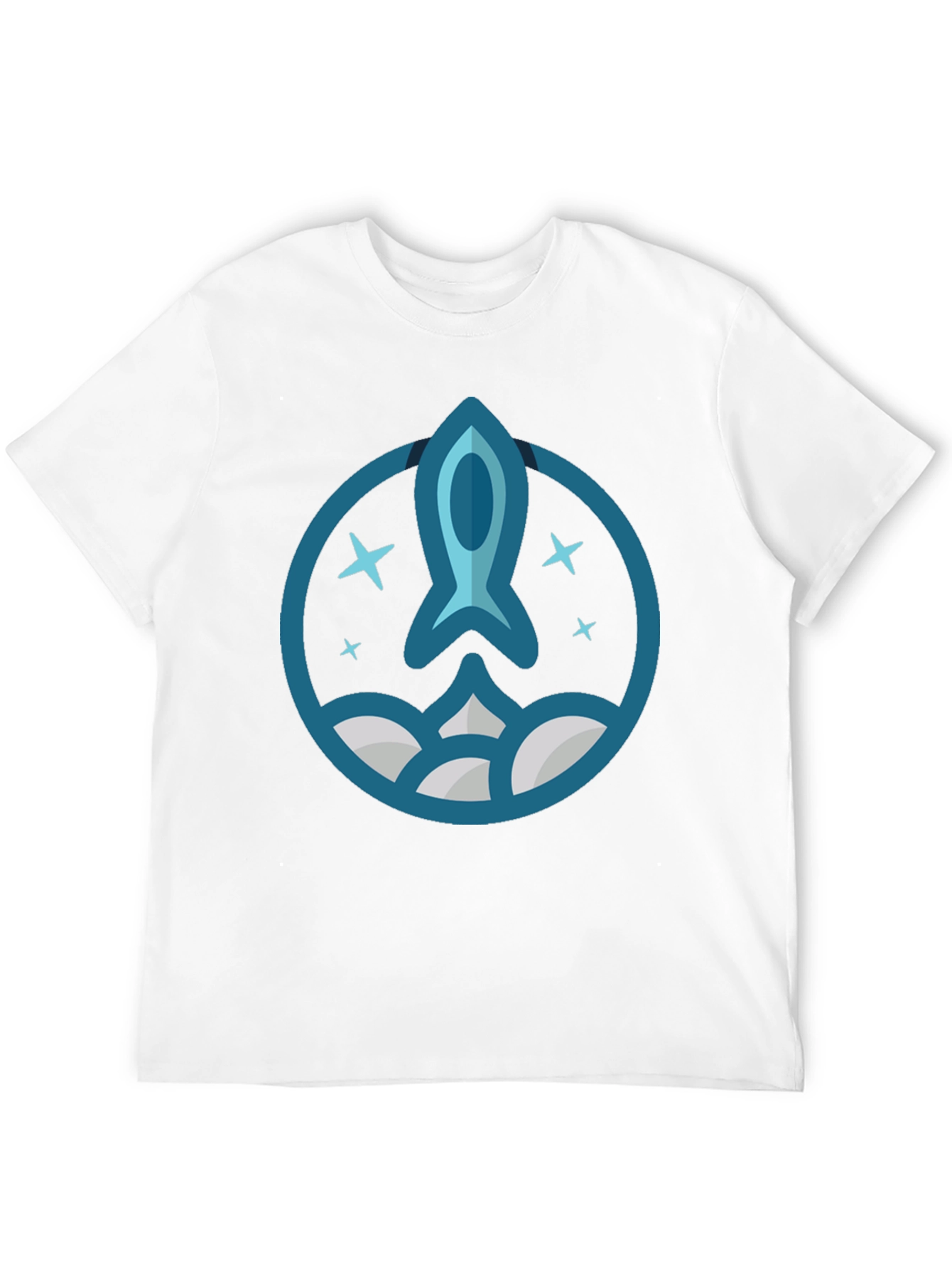 Rocket Launch Graphic T-Shirt - Space Exploration Tee