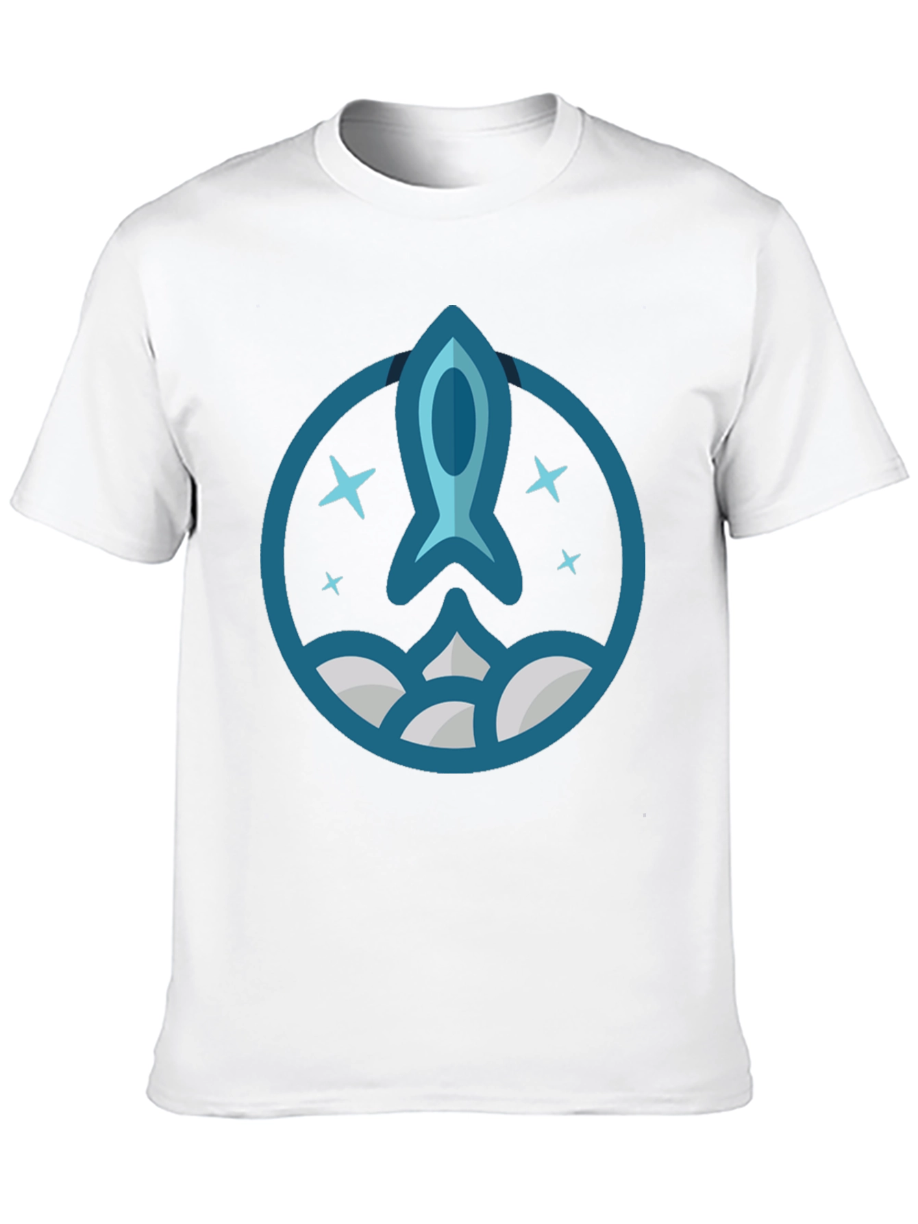 Rocket Launch Graphic T-Shirt - Space Exploration Tee