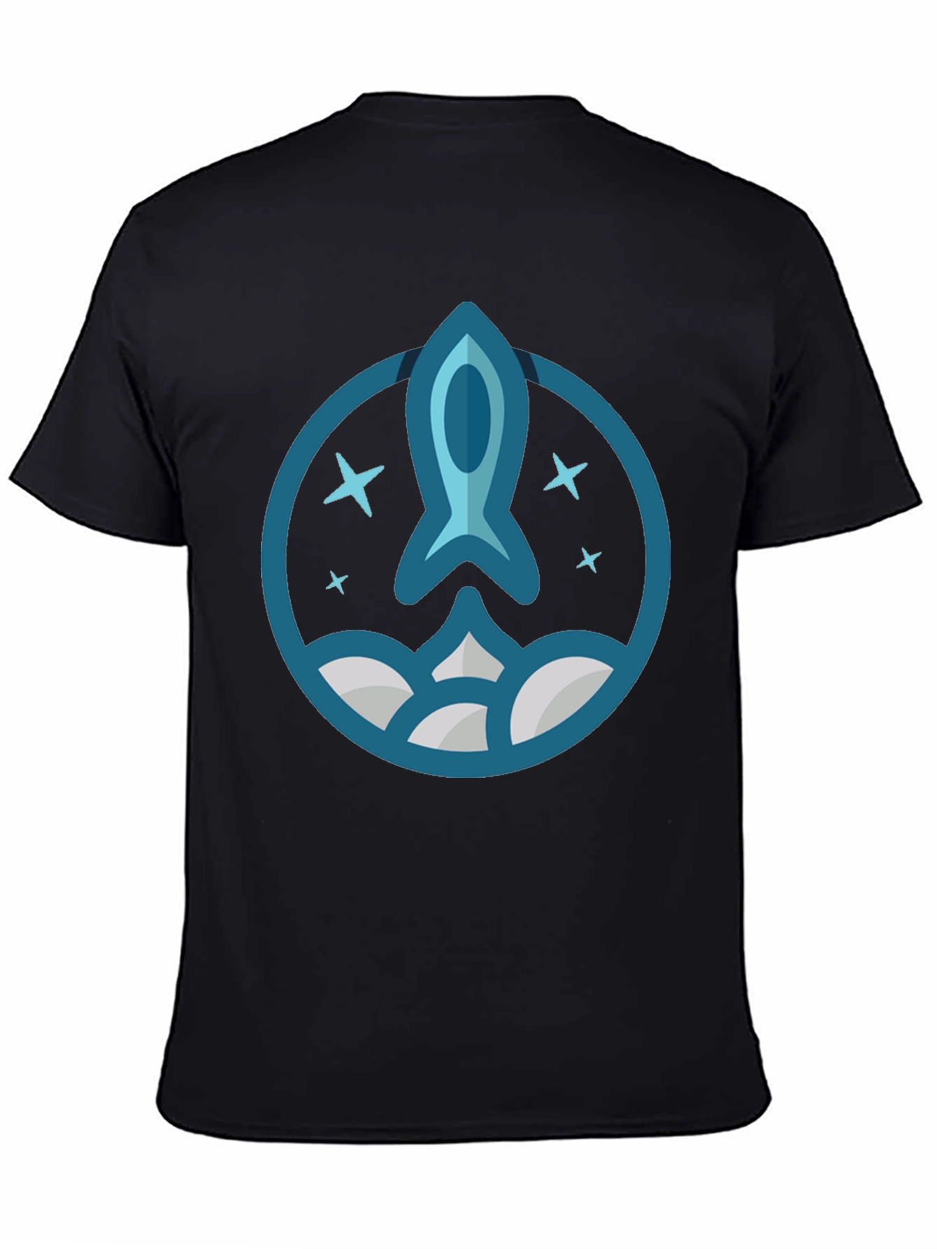 Rocket Launch Graphic T-Shirt - Space Exploration Tee