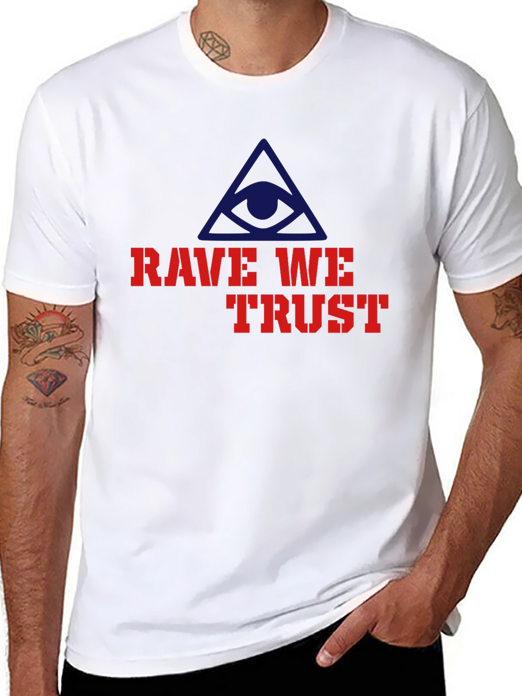Rave We Trust Graphic T-Shirt - All Seeing Eye