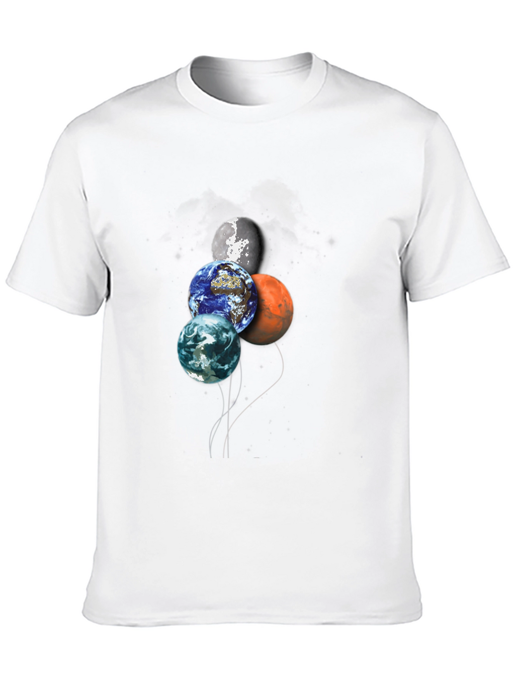Planetary Balloon T-Shirt - Space Lovers Tee