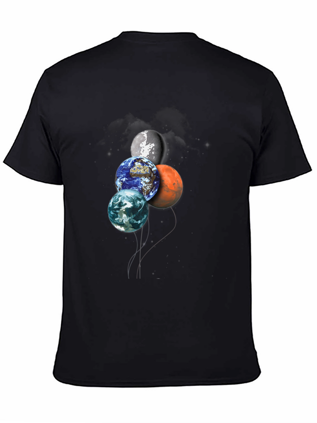 Planetary Balloon T-Shirt - Space Lovers Tee