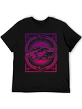 Sci-Fi Spaceship Graphic T-Shirt
