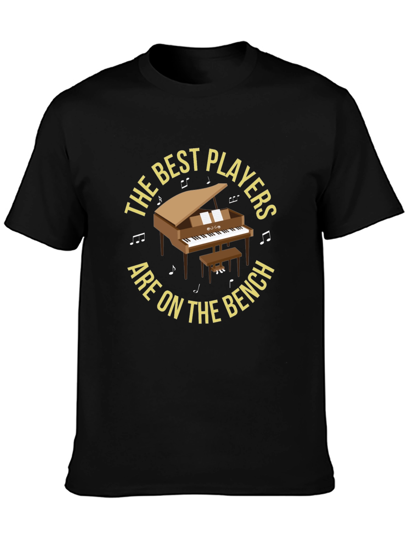Best Players Piano T-Shirt - Musician Humor Tee
