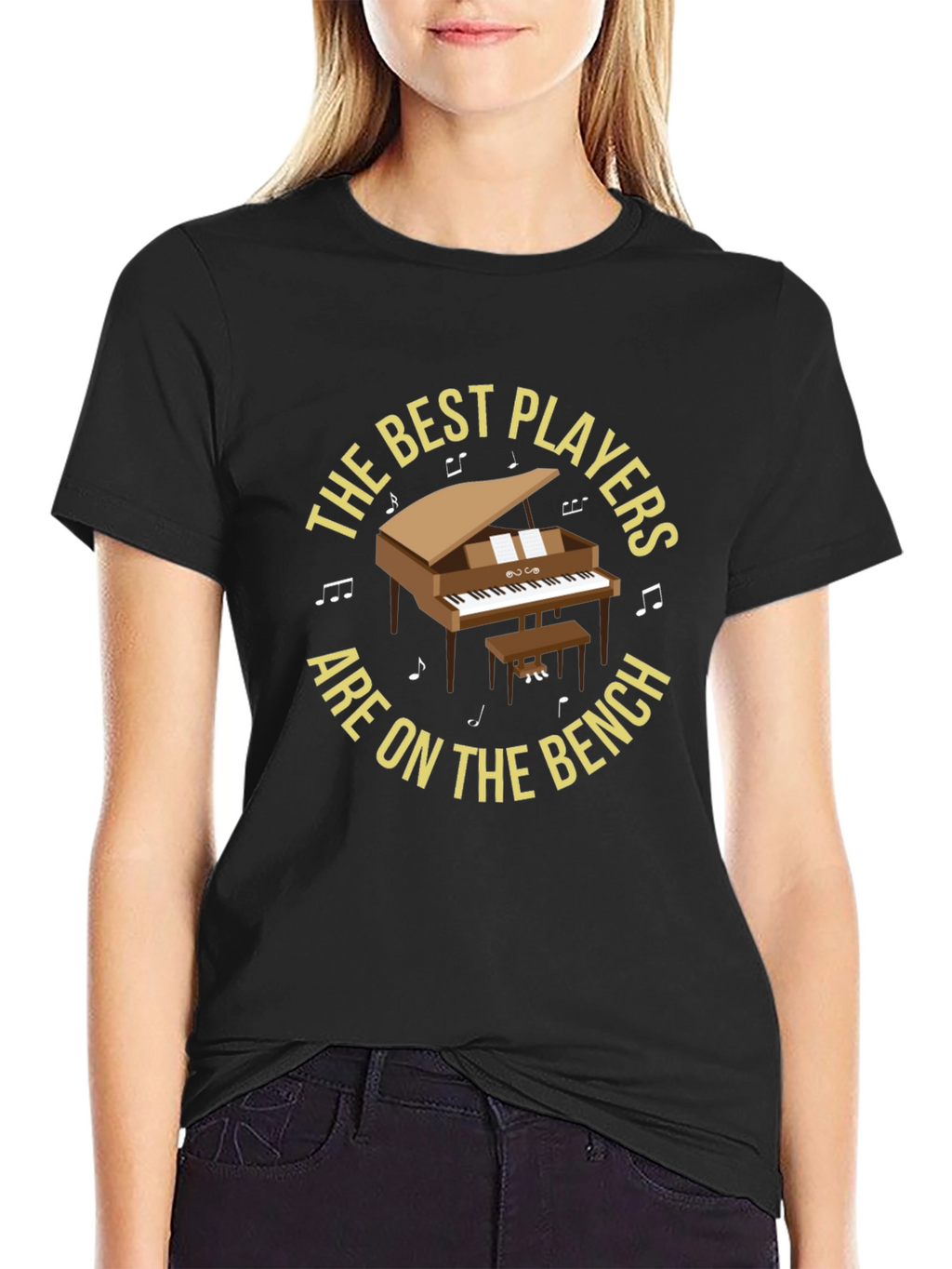 Best Players Piano T-Shirt - Musician Humor Tee