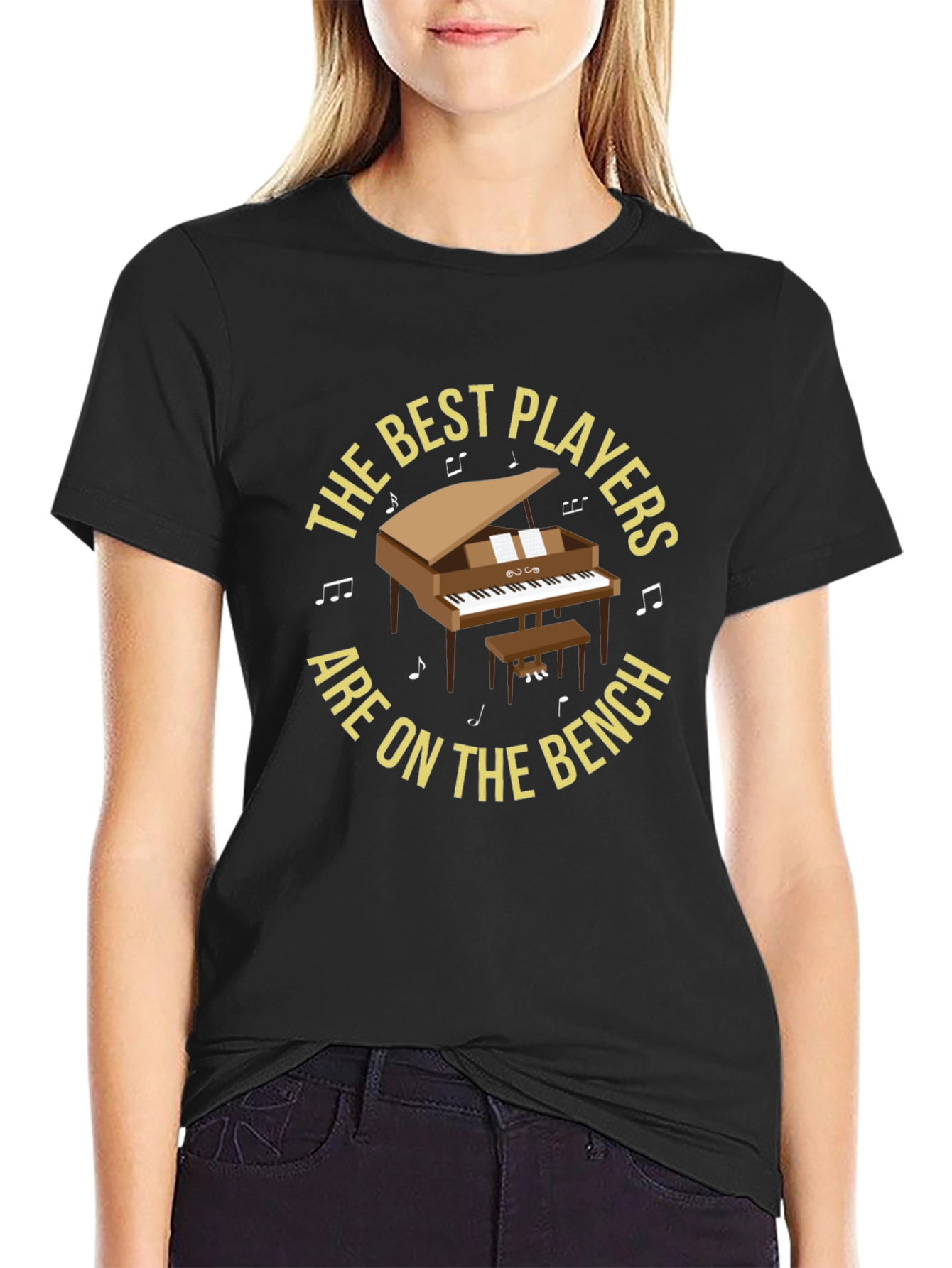 Best Players Piano T-Shirt - Musician Humor Tee