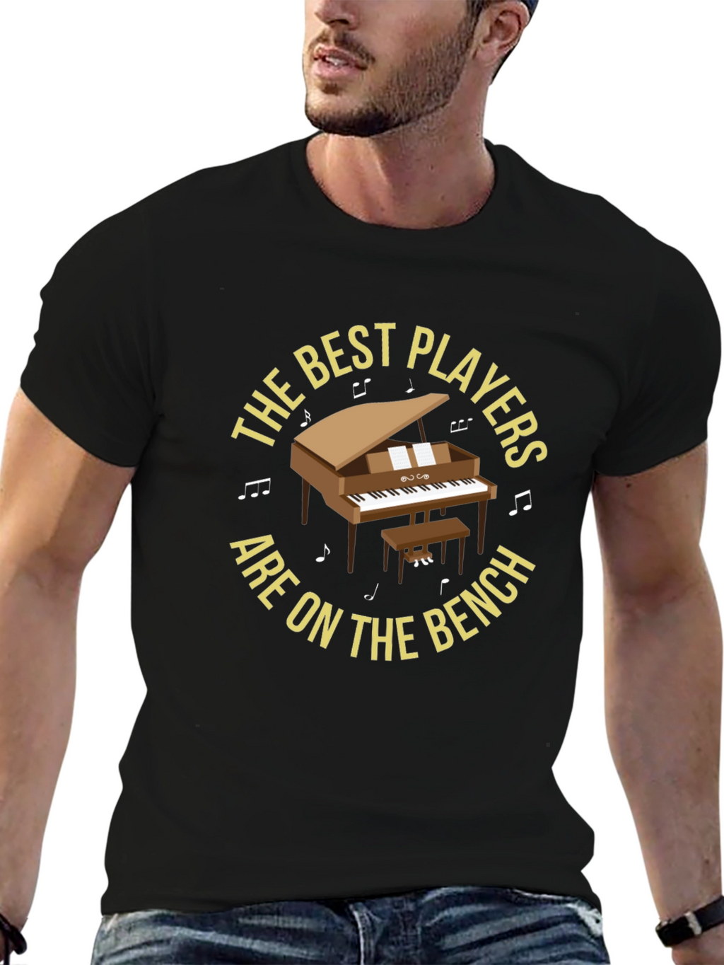 Best Players Piano T-Shirt - Musician Humor Tee